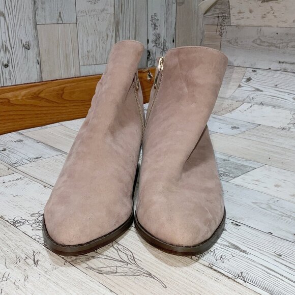 Guilty Soles Taylor Ankle Booties in Blush - Picture 1 of 6